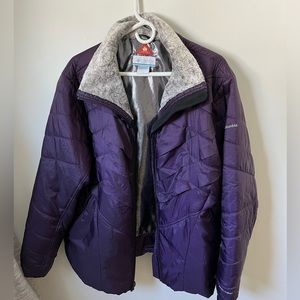 EUC purple pulse size Columbia Omni-Heat jacket